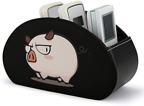 מחזיק שלט רחוק של חזיר חמוד מודרני עם 5 תאים מארגן אחסון שולחן משרדי משרדים פונקציונלי