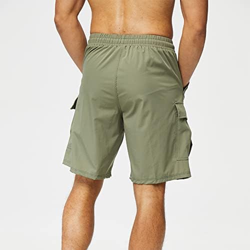 מכנסיים קצרים מזדמנים לגברים, מכנסיים קצרים של מטען חיצוני חיצוניים מכנסיים קצרים של מכנסי טלאים בכושר טלאים מכנסיים קצרים