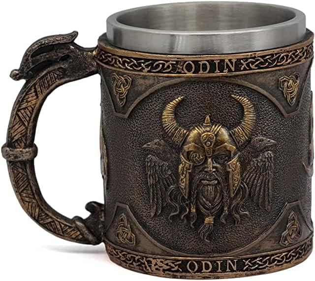 Roil the Thor Viking Tankard Mug מותג