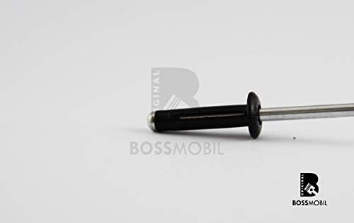 BossMobil 3 חלקים מסמרת אלומיניום מקורית 10 x 20 x 5 ממ אוניברסלי