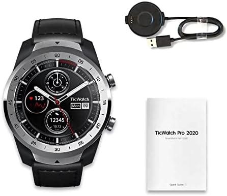 Ticwatch Pro 512MB Watch Watch Watch Watch Wear Os עבור iOS Android NFC תשלום מובנה ב- GPS Bluetooth Smartwatch