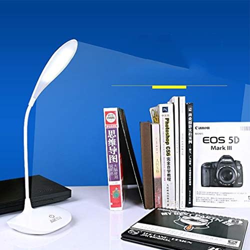 מנורת שולחן LED של Xunmaifdl עם 3 רמות בהירות דימר מגע לוח בקרה דימר דימר קריאה מתקפלת מנורת אור למשרד USB מנורות