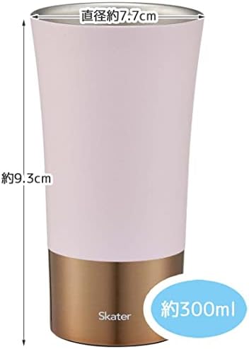 סקייטר סטב3נ-כוס נירוסטה, שימור חם וקר, 10.1 אונקיות, גוון חיוור, ורוד