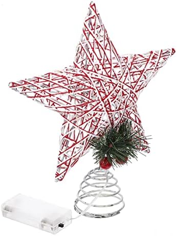 עץ חג המולד של Soimiss Stard Topper Topper עם כוכב תלת מימד בהיר Teetop מסיבת חג מבריק לחג המולד קישוט לחג המולד קישוטי חג