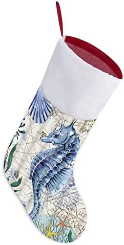 סוס ים אדום חג המולד של חג המולד קישוטי הבית לקישוטים לבית עץ חג המולד גרביים תלויים