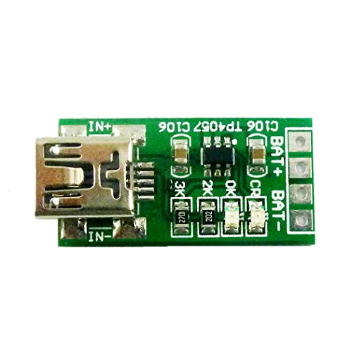 eletechsup mini usb li lithium סוללות מודול TP4057 DC 5V עד 4.2V לוח דל-מטה עבור DIY טלפון נייד 18650 מטען סולארי
