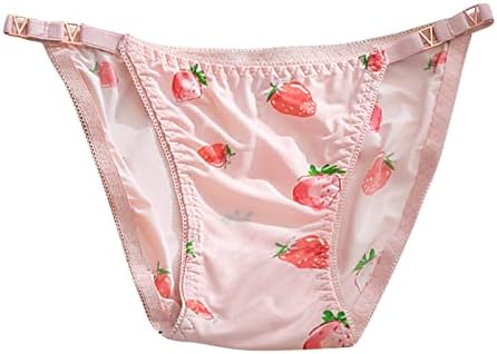 נשים קצר תחתונים לנשים לא להראות תות הדפסת הלבשה תחתונה פיתוי חמוד נמוך מותן תחתוני תחתוני הברנש