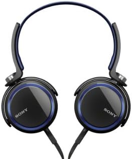 Sony MDRXB400/Blu Extra Bass מעל הראש אוזניות נהג 30 ממ, כחול