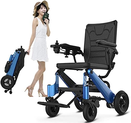 אופנה נייד כיסא גלגלים סופר קל משקל חשמלי כסאות גלגלים משקל רק 63 פאונד תמיכה 350 פאונד מתקפל נסיעות כוח כיסא גלגלים למבוגרים