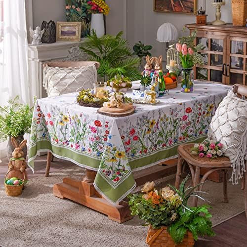 פרפר סוטביה פרפר שולחן פרחוני חמניות פרחי בר פרחים בר עם רקמה עם כתם תחרה עמיד לתפאורה לאביב בקיץ בית אוכל חיצוני