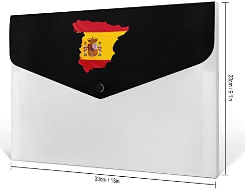 ספרד דגל מפת הרחבת קובץ תיקיית 6 כיסים אקורדיון קובץ ארגונית חמוד תיקיות עבור מסמכים