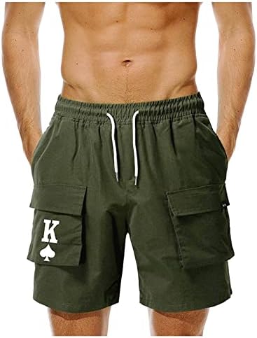 מכנסיים קצרים לגברים של RTRDE מכנסי מטען קצרים מכנסיים חיצוניים מזדמנים