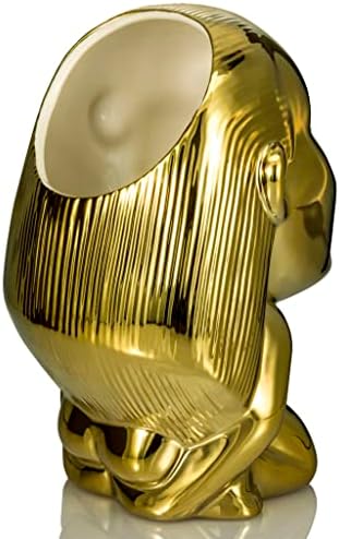 חנון טיקיס אינדיאנה ג ' ונס זהב איידול מהדורה מוגבלת 24 אונקיה קרמיקה ספל