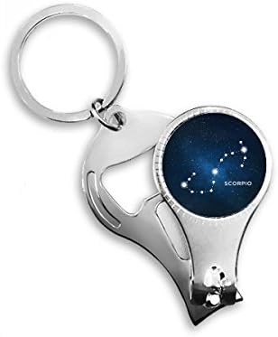 קבוצת עקרב קונסטלציה של סימן גלגל המזלות טבעת שרשרת מפתח טבעת מרובת פונקציות קוצץ ציפורניים מתנה