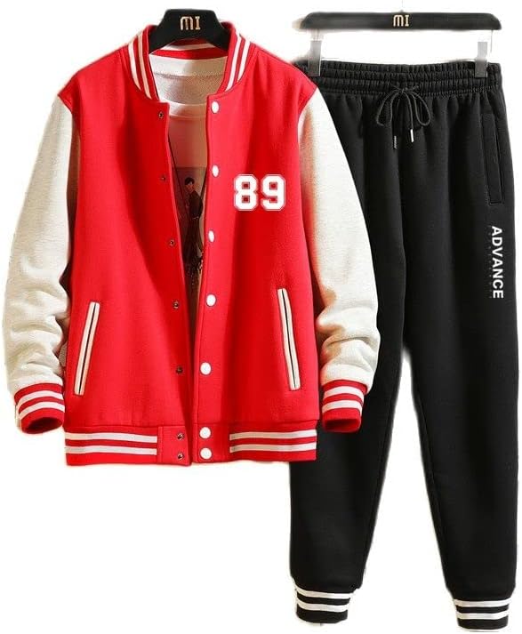 טלאים של Jinfuhao Taxwork Cardigan+Pant Sportwear Set גברים חליפת ספורט כותנה חליפות אימונית מזדמנת חליפות זיעה