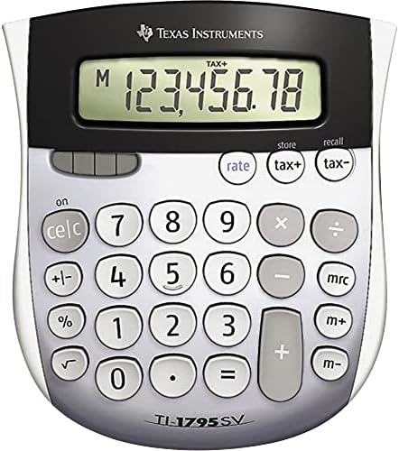 מחשבון תצוגה שולחן עבודה של Texas Instruments® TI-1795SV