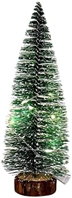 עץ חג המולד של Deflab 10-30 סמ עץ חג המולד מיני חג המולד לחג המולד צעצוע תאורת חג קישוטי שולחן קישוטי שולחן בית לילדים