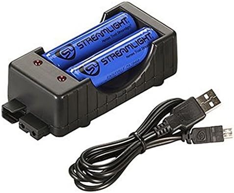 Streamlight 22010 כפתור נטען למעלה Li-ion סוללה/מטען USB