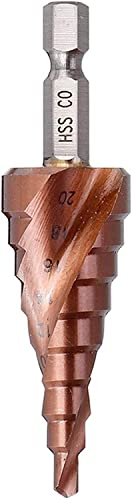 35 קובלט שלב מקדח משושה שוק צעד מקדח ספירלת מחורץ חור מסור חותך עבור נירוסטה מתכת עץ מקדח
