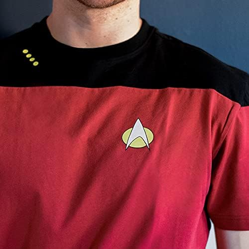 מסע בין כוכבים: הדור הבא הפקודה אחיד קוספליי אדום חולצה