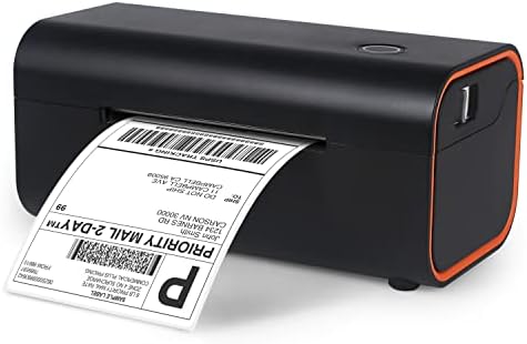 מדפסת תוויות משלוח תרמי-מדפסת תרמית ישירה במהירות גבוהה-תואמת לאמזון, איביי, אטסי , שופיפי-4×6 מדפסת תוויות הדפסה