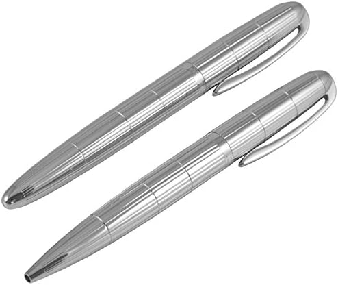 מערכות צבעוניות של United WR10 Jos Von Arx Ballpoint Pen A Cnc Cut Design Design Silver