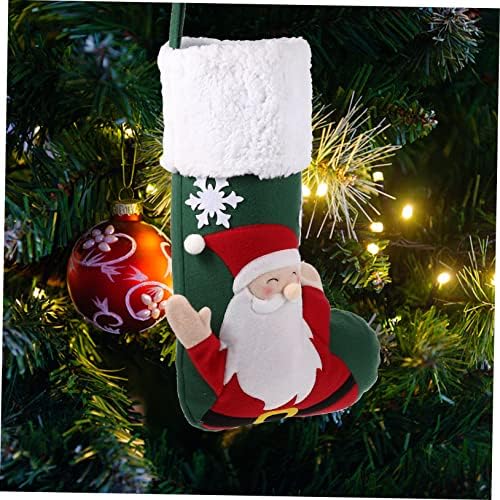 Sewacc תליון לגרב לחג המולד קישוטי ילידת סנטה שקית מתנה של סנטה גרביים גרביים סנטה קלאוס גרביים תיקים תיקים תיקים גרביים