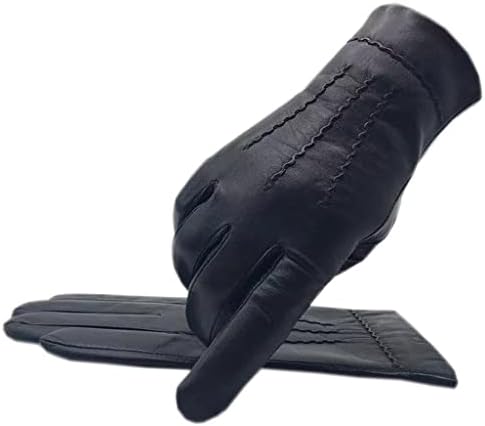 חורף גברים של יד כפפות שחור סתיו חום מעובה חיצוני רכיבה כפפות גברים של קר הוכחה מתנה