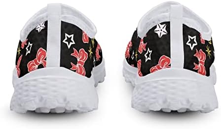 נעלי חג המולד של Jeiento לנשים נעלי ריצה אתלטיות נעלי אופנה נושמות נעלי הליכה קלות נשימה US 5.5-11.5