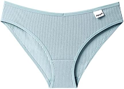 NiceOne 3 חבילות נשים מצלעות חוטיני כותני תחתונים תחתוני היפסטר בעלייה נמוכה