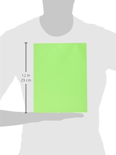 נייר נינה 21811 אסטרוברייט קרטון צבעוני, 8.5 על 11, 65 ליברות / 176 גרם, ירוק מאדים, 250 גיליונות
