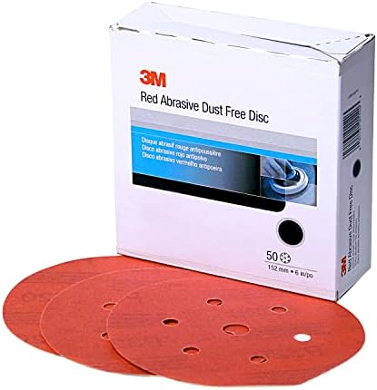 3M 01138 HOOKIT אדום 6 P500 DISCLER DISCLER FREAL DISCE