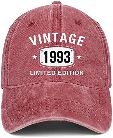 מתנות ליום הולדת 30 עבור וינטג 'משנת 1993 כובע BDay מתנות לגברים נשים