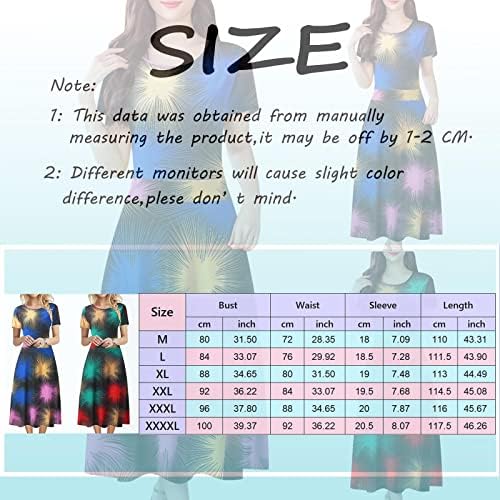 שמלת גבירותיי מקסי קיץ שרוול קצר 3D 3D שמלה גרפית ארוכה הדפס פרחוני שמלה מזדמנת גבוהה