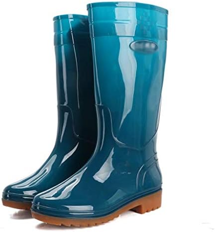 נשים של גבוהה מגפי גשם עמיד למים גבוהה צינור גשם נעליים למבוגרים ארוך גשם מגפי החלקה ללבוש עמיד גשם הנעלה
