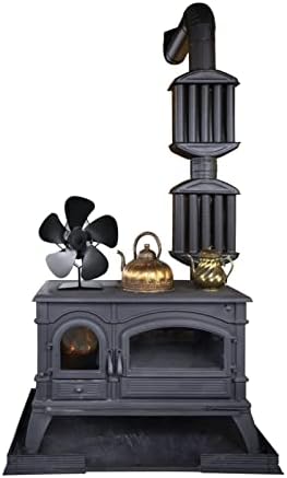 5 עץ תנור מאוורר שקט חום מופעל אקו מאוורר עבור יומן צורב בית אח מאוורר עבור גז תנורי חימום מאוורר