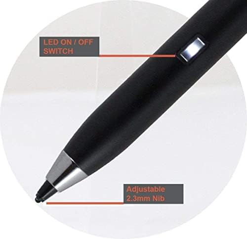 Broonel Blone Black Point Digital Active Stylus Pen - תואם ל- Lenovo Thinkpad x13S 13 מחשב נייד Snapdragon