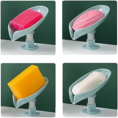 צורת עלים קופסת סבון קופסת סבון מחזיק סבון קופסת אמבטיה מחזיק סבון סבון ספוג צלחת אחסון מגש אמבטיה ציוד אמבטיה