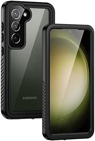 Lanhiem למארז Samsung Galaxy S23, IP68 אטום אבק אבק אטום אטום נרתיק עם מגן מסך מובנה, כיסוי מגן כבד בגוף