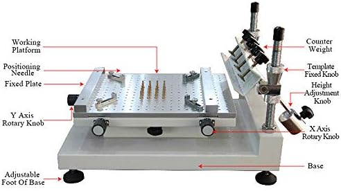 Cgoldenwall מדפסת דיוק גבוהה מדפסת SMT SMT מכונת הדפסת משי מכונת הדפסת משי מדפסת PCB PCB הדבק מדפסת להדפסת PCB