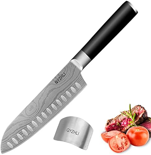סכין שף Qyzhli - סכין מטבח סכין סכין 7 אינץ