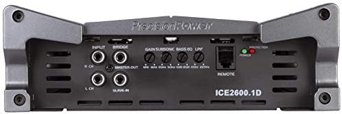 כוח דיוק ICE2600.1D סדרת קרח שחור 2600W CLASS D MONOBLOCK AMP