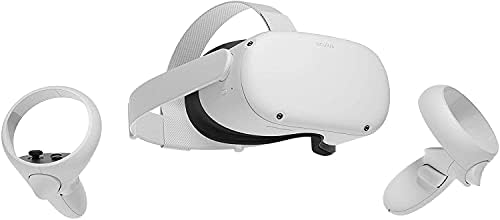 SETEST OCULUSE QUEST 2 VR אוזניות 128GB סט, לבן-מתקדם All-in-One מציאות וירטואלית סט כיסוי של מכסה, כבל קישור