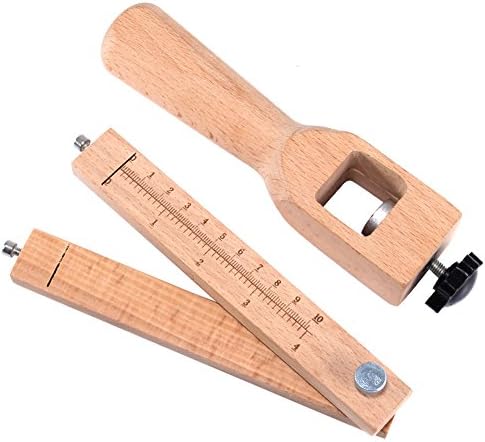 כלי רצועת עור מתכווננת לחגורה מתכווננת כלי חותך חיתוך יד מעץ מעץ עמיד לייצור C66 -
