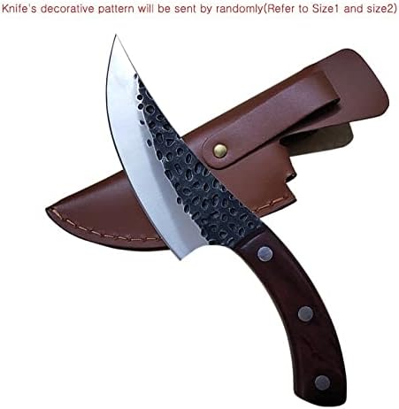 נוצרים סכין קליבר, קליבר בשר, מזויפים פחמן גבוה סכין סכינים בעבודת יד סכיני מטבח דיג סכין בשר קליבר חיצוני