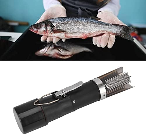 מסיר דגים חשמלי גארוסה נטענת דגים עמיד למים עור דגים חשמלי אוטומטי נקי תקע אמריקאי 100-240 וולט