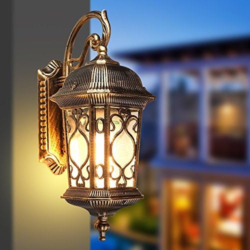 Oxvue פשוט סגנון קונטיננטלי מנורות קיר חיצוניות אלומיניום מסורתי אטום למים אנטי-רוסט מרפסת גינה וילה קהילתית פארק