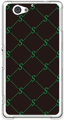 Monogram Skin S Sore S MSOJ1C-PCCL-202-Y348 שחור X עיצוב ירוק על ידי ROTM/עבור Xperia J1 קומפקטי D5788/MVNO