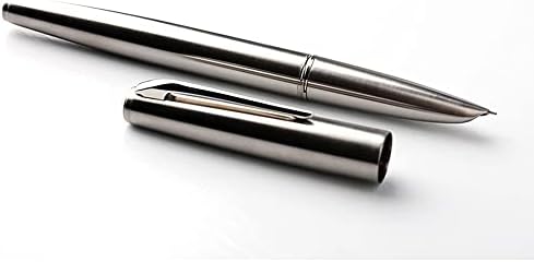 עט מזרקת מתכת סגסוגת Qwerty גודל עדין בגודל 0.5 ממ עם ממיר משרד עסקים כתיבת דיו חלק