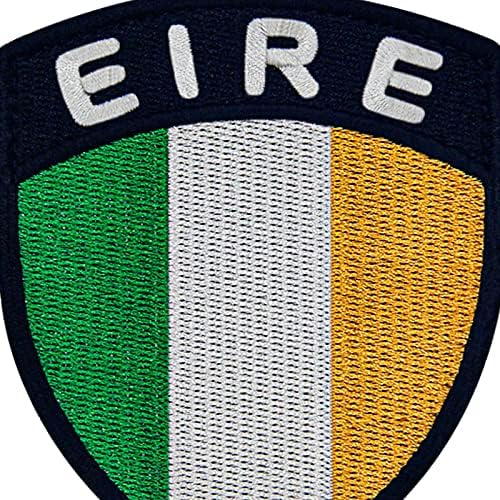 טלאי דגל של אמבטאו אירלנד מגן רקום אפליקציות אטב וו סמל אירי אירי